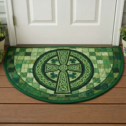 Emerald Fortune Quilted Welcome Mat GFTOQA1979