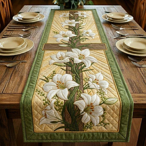 Happy Easter Quilted Table Runner GFTOQA1997