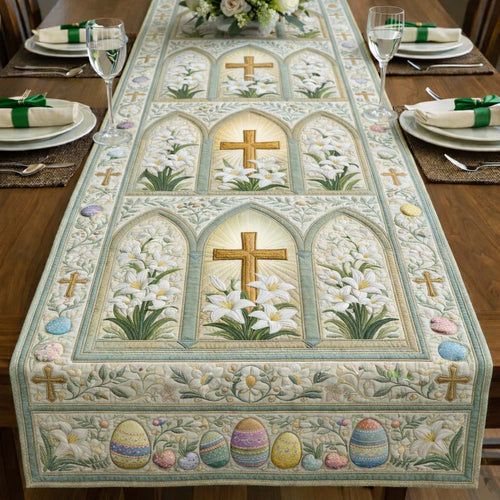 Happy Easter Quilted Table Runner GFTOQA1999