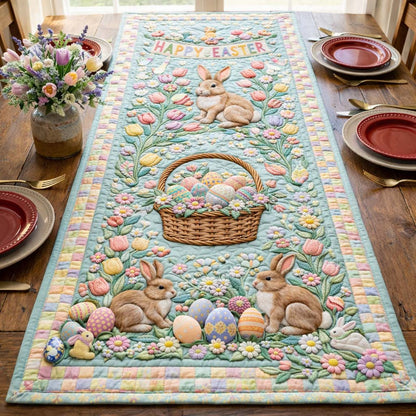 Happy Easter Quilted Table Runner GFTOQA2003