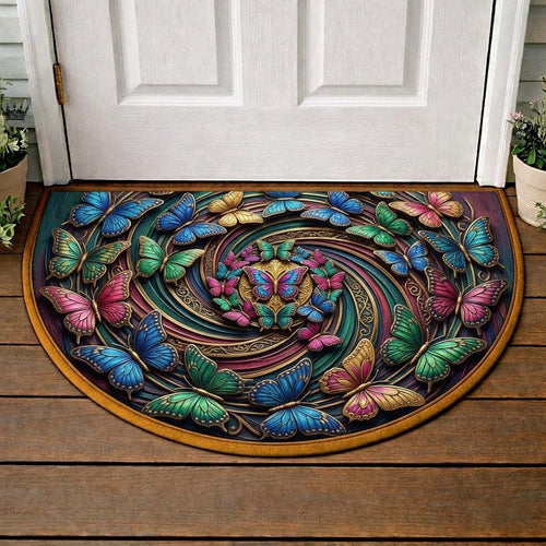 Butterfly Serenity Quilted Welcome Mat GFTOQA2007