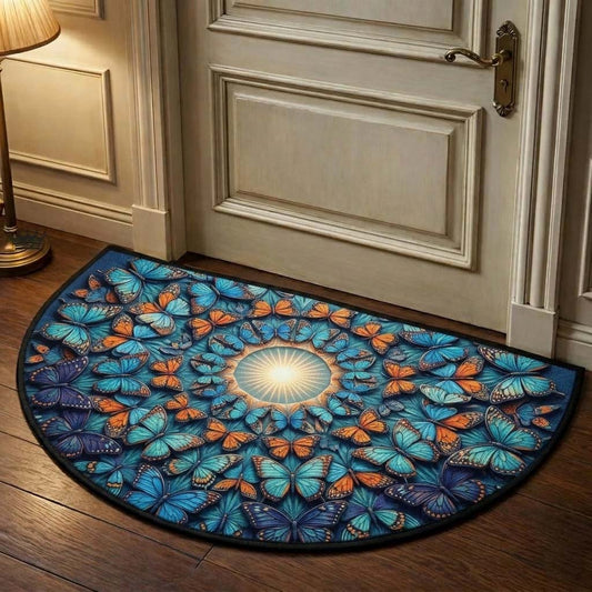 Butterfly Serenity Quilted Welcome Mat GFTOQA2008