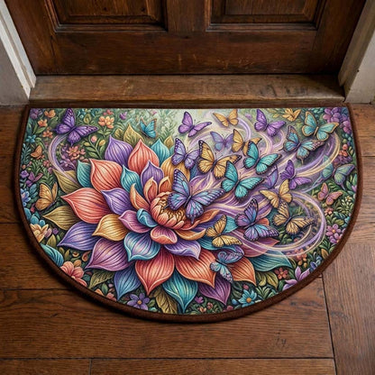 Butterfly Serenity Quilted Welcome Mat GFTOQA2009