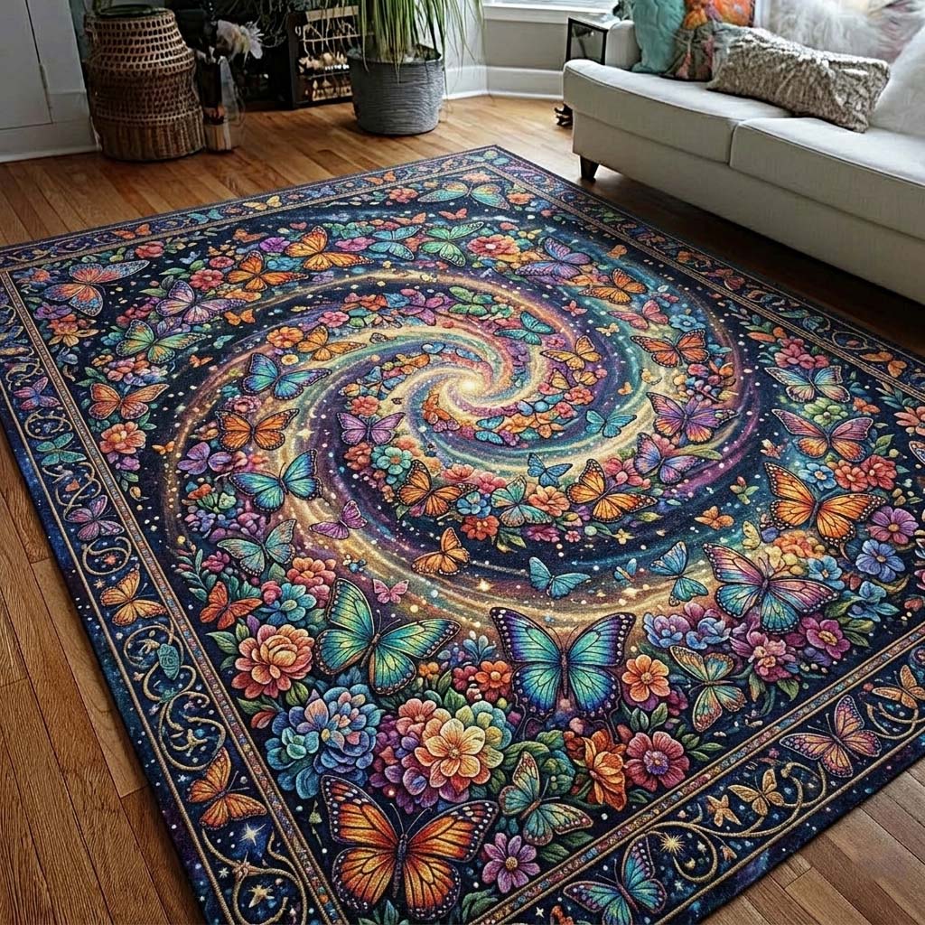 Butterfly Serenity Area Rug GFTOQA2070