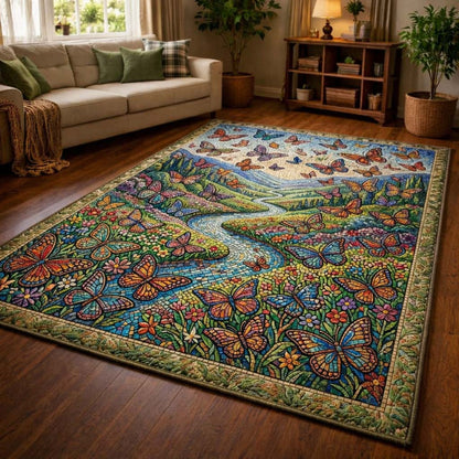 Butterfly Serenity Area Rug GFTOQA2074