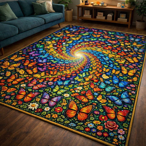 Butterfly Serenity Area Rug GFTOQA2075