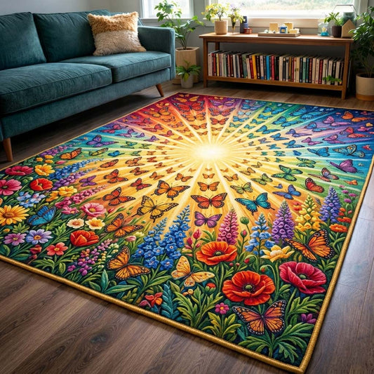Butterfly Serenity Area Rug GFTOQA2076
