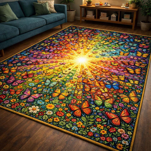Butterfly Serenity Area Rug GFTOQA2077