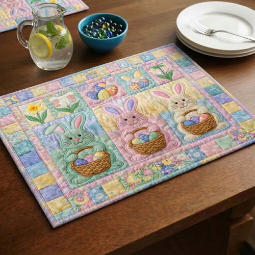 Happy Easter Quilted Placemat GFTOQA2081