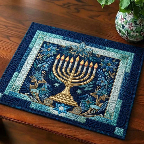 Hanukkah Quilted Placemat GFTOQA2083