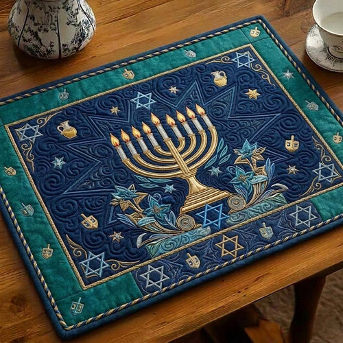Hanukkah Quilted Placemat GFTOQA2084