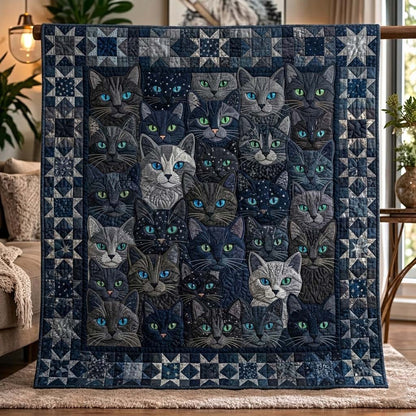 Purrfect Meow Quilted Blanket GFTOQA2129