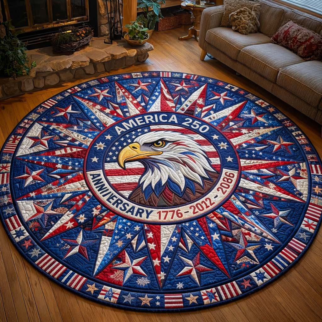 United Icons Quilted Round Mat GFTOQA2134