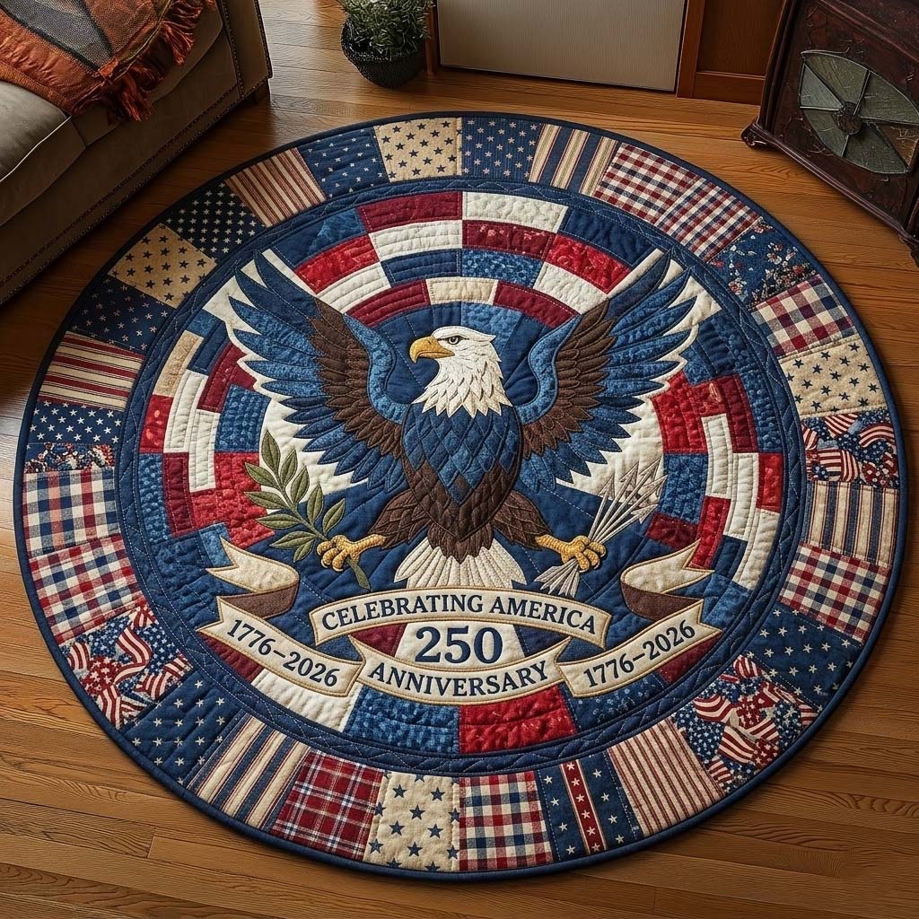 United Icons Quilted Round Mat GFTOQA2136