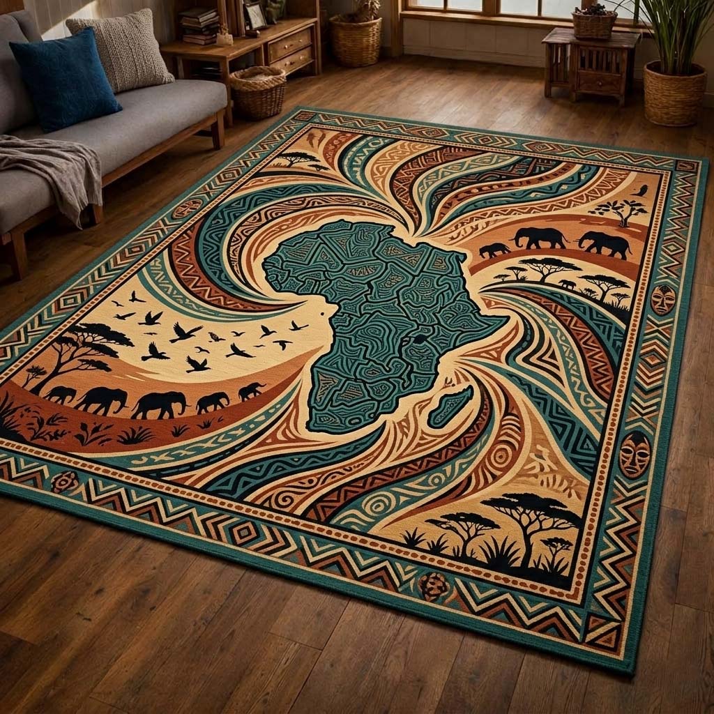 Africa Heritage Area Rug GFTOQA2171