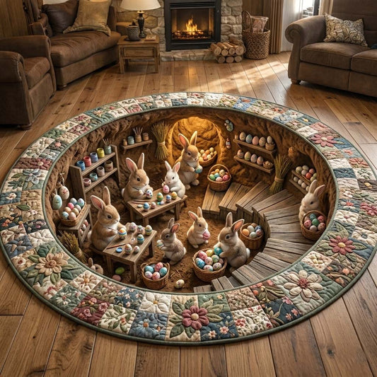 Happy Easter Quilted Round Mat GFTOQA2249