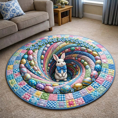 Happy Easter Quilted Round Mat GFTOQA2254