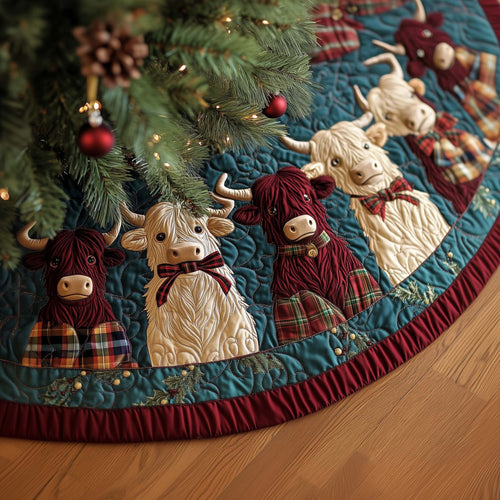 Highland Joy Quilted Tree Skirt GFTOQA227