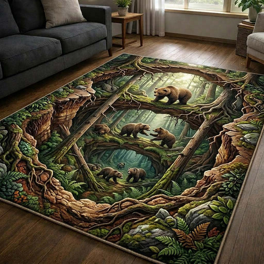 Bear Spirit Area Rug GFTOQA2289