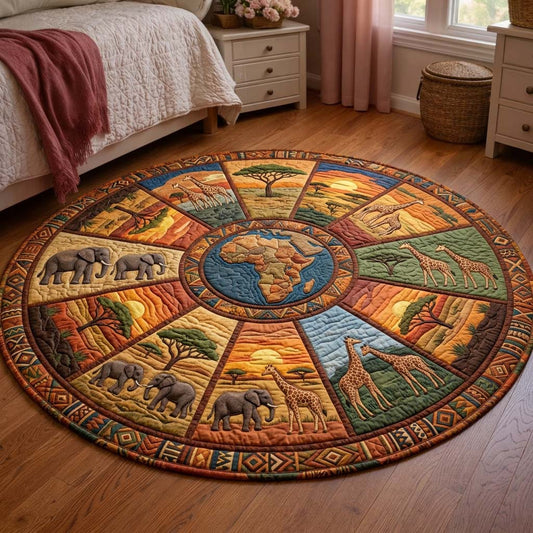 Savanna Ring Quilted Round Mat GFTOQA2295