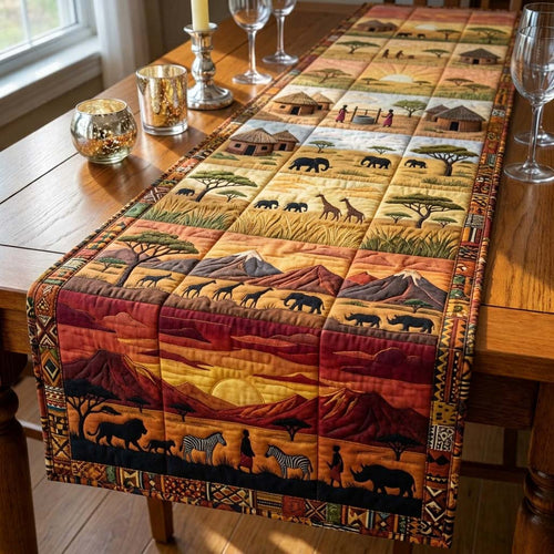 Africa Legacy Quilted Table Runner GFTOQA2335