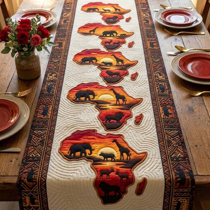 Africa Legacy Quilted Table Runner GFTOQA2338