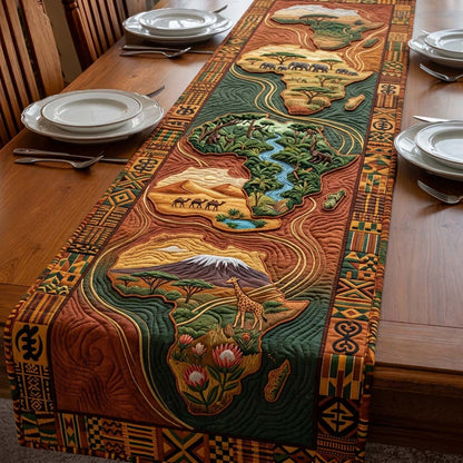 Africa Soul Quilted Table Runner GFTOQA2340