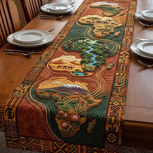 Africa Soul Quilted Table Runner GFTOQA2340