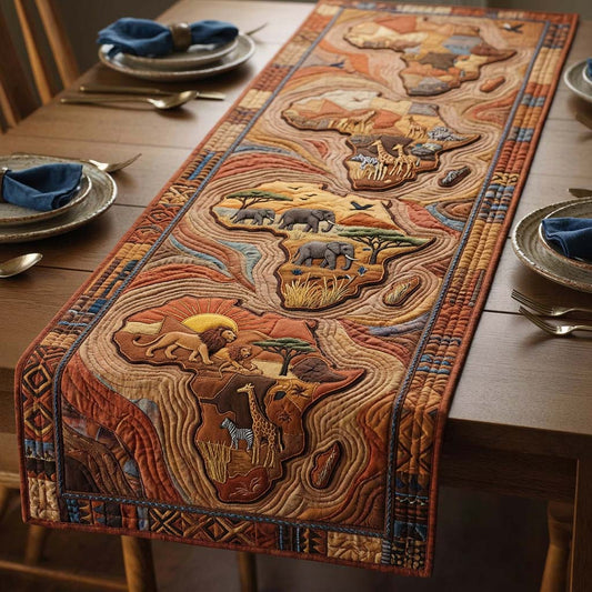 Africa Spirit Quilted Table Runner GFTOQA2341