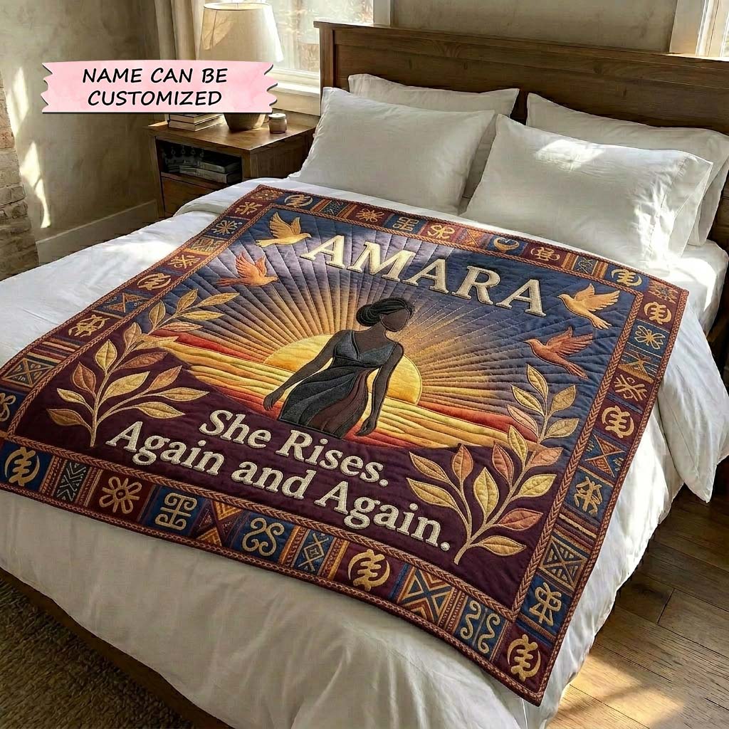 Fearless Grace Quilted Blanket QTCUZ GFTOQA2405