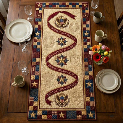 Heritage Patch Quilted Table Runner GFTOQA2417
