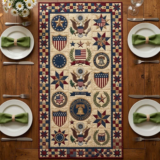 Heritage Patch Quilted Table Runner GFTOQA2419