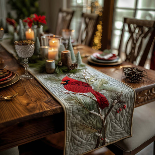 Scarlet Rest Quilted Table Runner GFTOQA258