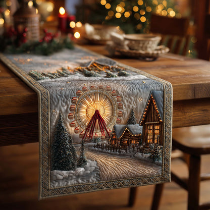 Carnival Village Quilted Table Runner GFTOQA271