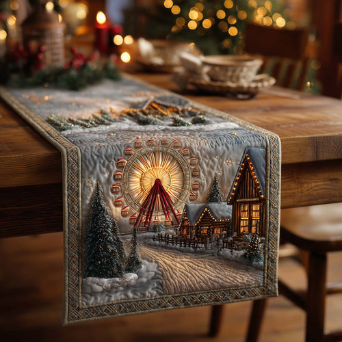 Carnival Village Quilted Table Runner GFTOQA271