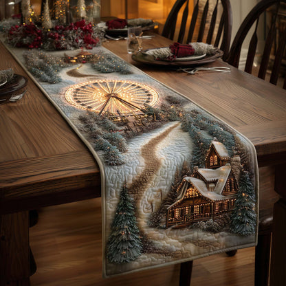 Carnival Village Quilted Table Runner GFTOQA272