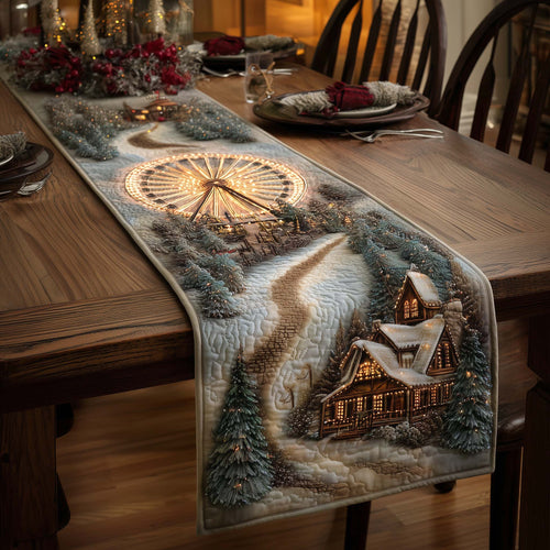 Carnival Village Quilted Table Runner GFTOQA272