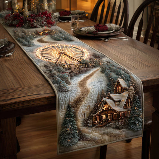 Carnival Village Quilted Table Runner GFTOQA272