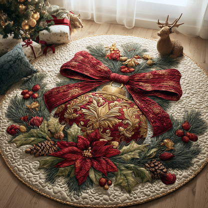 Royal Ornament Quilted Round Mat GFTOQA28