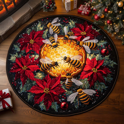 Honey Glow Quilted Round Mat GFTOQA327