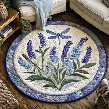 Garden Whisper Quilted Round Mat GFTOQA330