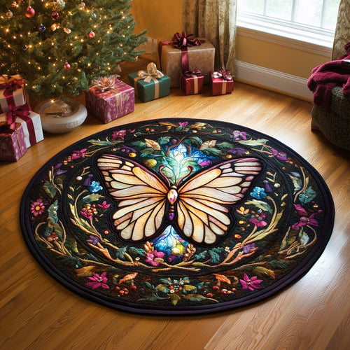 Butterfly Quilted Round Mat GFTOQA377