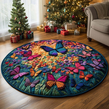 Butterfly Quilted Round Mat GFTOQA380