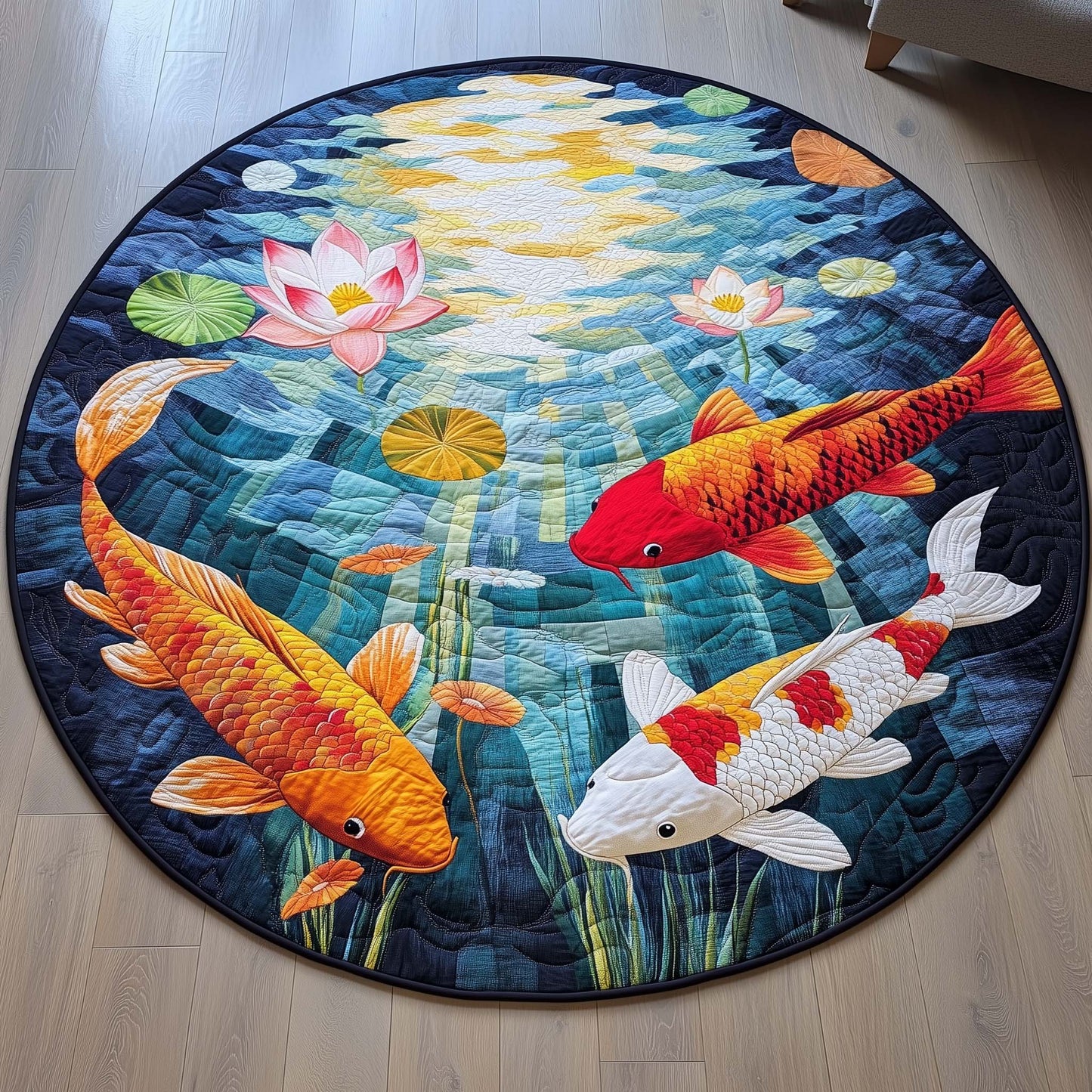 Cozy Serenity Quilted Round Mat GFTOQA385