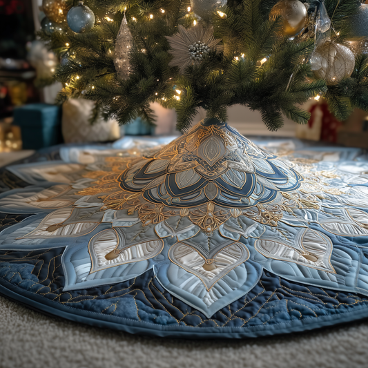 Frosted Aurora Quilted Tree Skirt GFTOQA41