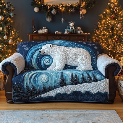 Arctic Guardian Quilted Sofa Cover GFTOQA455