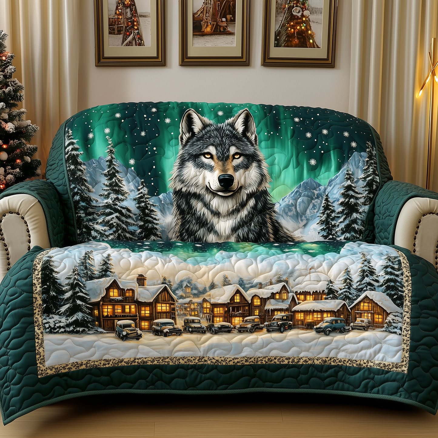 Wild Sovereign Quilted Sofa Cover GFTOQA458