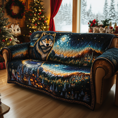 Lunar Hunter Quilted Sofa Cover GFTOQA461