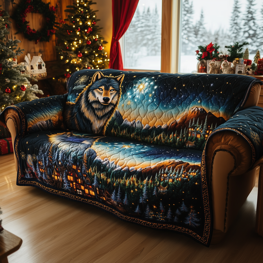 Lunar Hunter Quilted Sofa Cover GFTOQA461