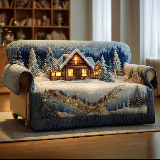 Winter Retreat Quilted Sofa Cover GFTOQA468